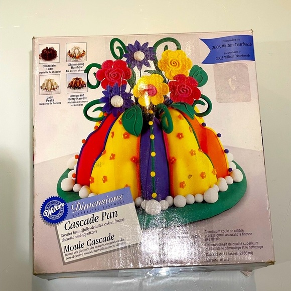 *NEW* Metal Wilton Dimensions Decorative Bakeware Cascade Pan - Picture 7 of 8
